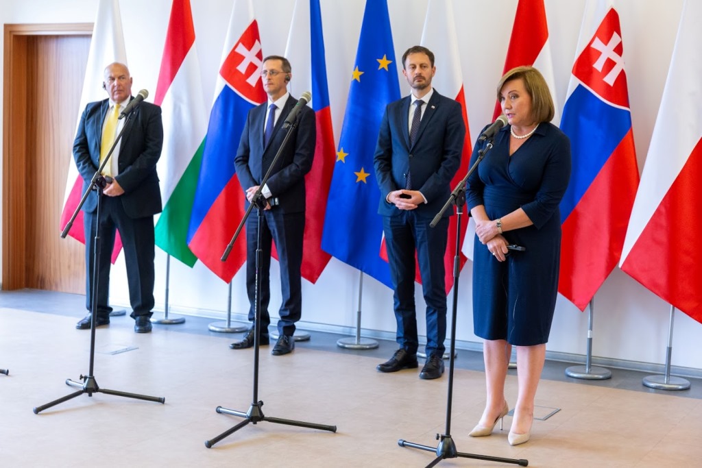 Setkání představitelů zemí Visegrádské čtyřky
